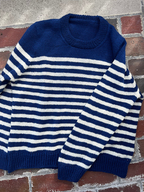 Blue Striped sweater