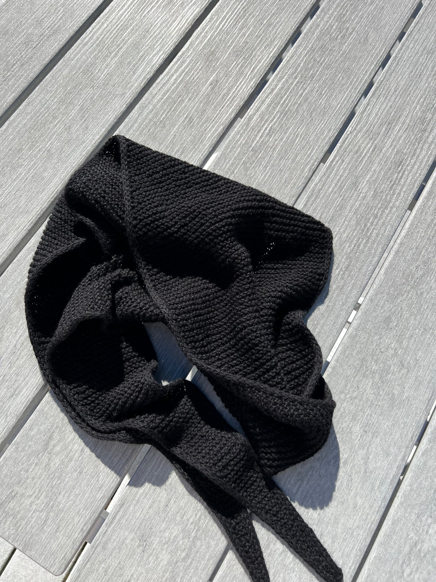Knit Shawl (black)