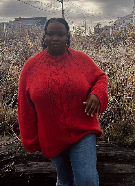 Red sweater